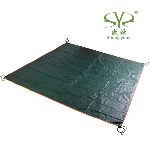 

outdoor shengyuan thick mat waterproof pu coating 2x2.1 m 3-4-person tent