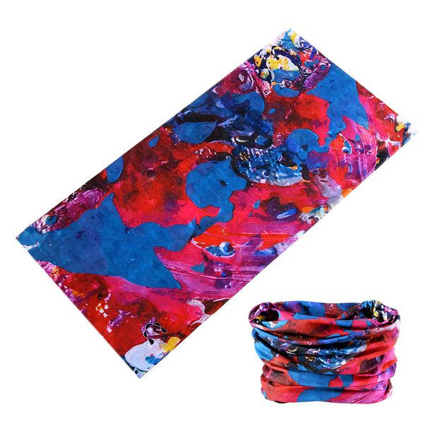 

cycling headwear summer anti-uv sport bandana scarf half face mask men women multi-use running scarf 2020, Black