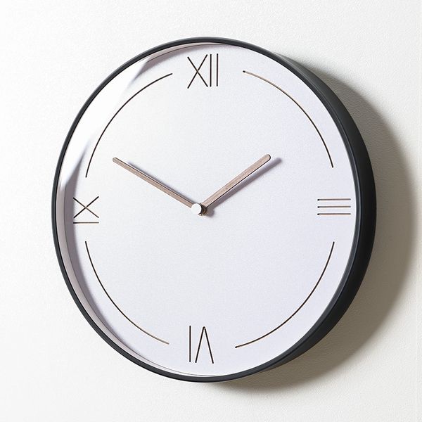 

nordic classic wall clock modern design home watch unique roman clock living room quartz watch wandklok zegar home decor ee50zb