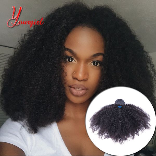 Brazilian Afro Kinky Curly 100 Human Virgin Romantic Curly Hair 8