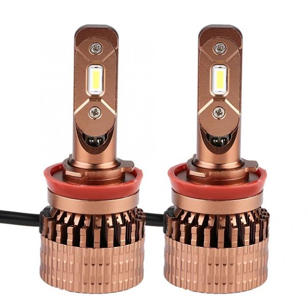 

h7 led 2pcs 2200lm 6000k high power super bright headlights bulb kit headlamp bulbs auto accessories