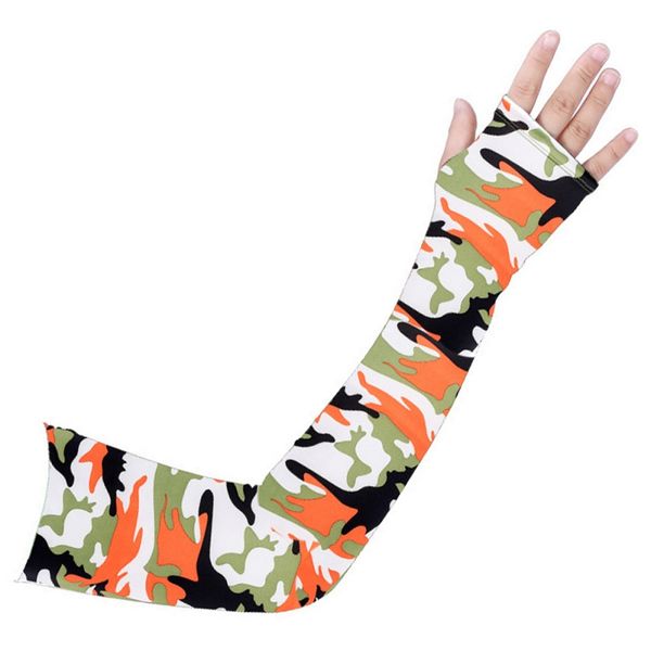 

ice silk long sleeve summer sunscreen riding cool sleeve outdoor running arm, Black