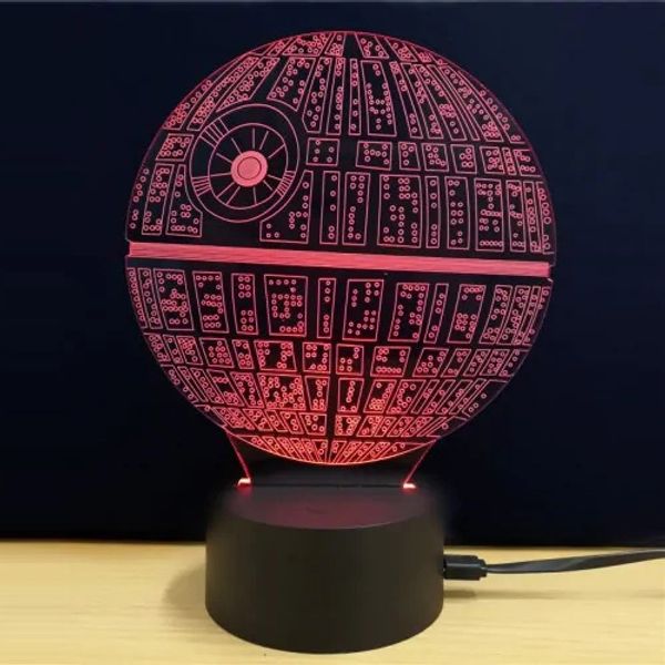 

led 3d акриловые ambient лампы night light