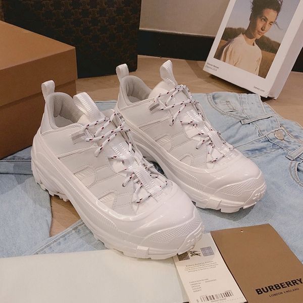 

fashion designer men's shoes with quality luxury design sports shoes, men's casual shoes, in original box. size 38-45, Red;white