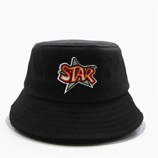 

ldslyjr звезда письмо вышивка хлопок ведро шляпа рыбак шляпа на открытом воздухе путешествие кепка от солнца шляпы для мужчин и женщин 323