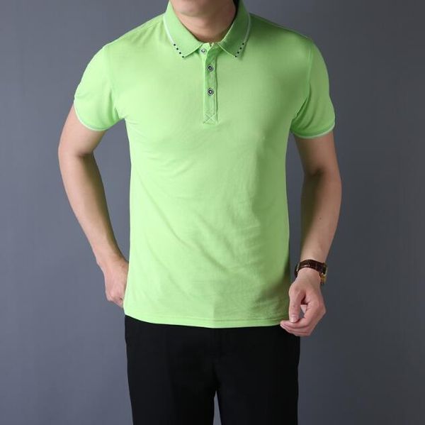 

2020 лета высокого качества моды досуг мужской футболка из чистого хлопка и удобной мягкий свободной перевозки груза 7 видов цвета, White;black