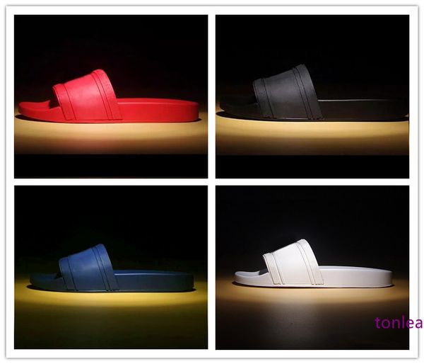 

with brand men beach slide sandals medusa scuffs slippers mens white beach fashion slip-on designer sandals us 7-12