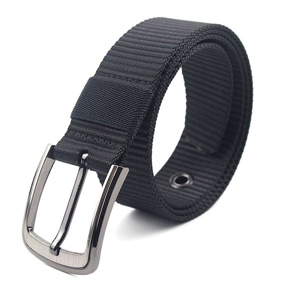 

canvas belt men army tactical belts selling man outdoor sport simple practical weave nylon canvas cowboy pants belt, Black;brown