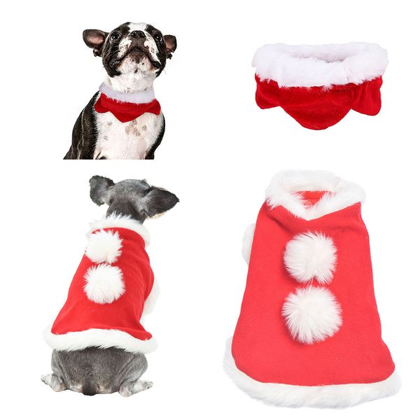 

christmas pet costume costume scarf for dogs cosplay santa