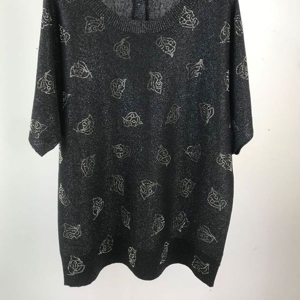 

women sweater 2020 spring and summer sparkling rhinestone knitted bat sleeve linen sweater, White;black