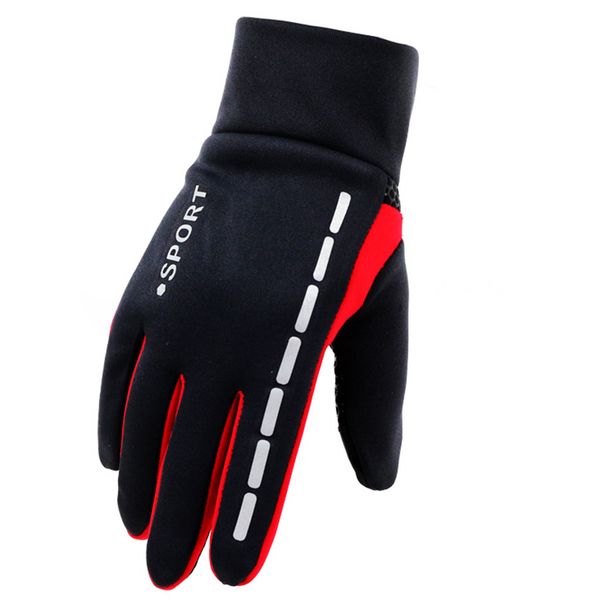 

mens winter warm gloves therm with anti-slip elastic cuff thermal soft waterproof gloves driving gloves sports glove 2020#yl5, Blue;gray