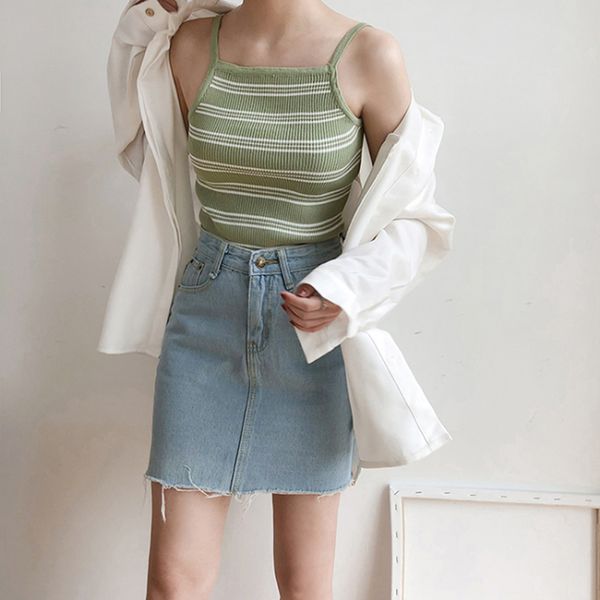 

women tank fashion women tank vest off shoulder halter vest tee, White