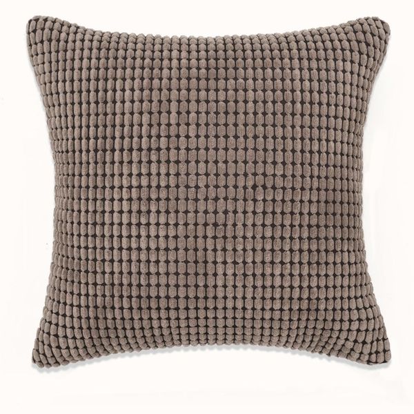 

set of pillows 2 pcs in velor 60x60 cm brown other home textile