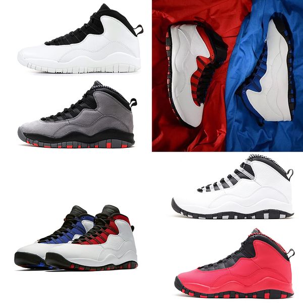 

2019 fashion Westbrook 10 X 10s Im back White Black Men Basketball Shoes Steel Grey Orlando Cement tinker-Racer Blue sports Sneakers