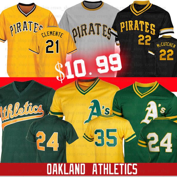 

pittsburgh 21 roberto clemente pirates jersey 29 francisco cervelli 6 starling marte oakland 24 rickey henders athletics 8 stargell majestic, Blue;black