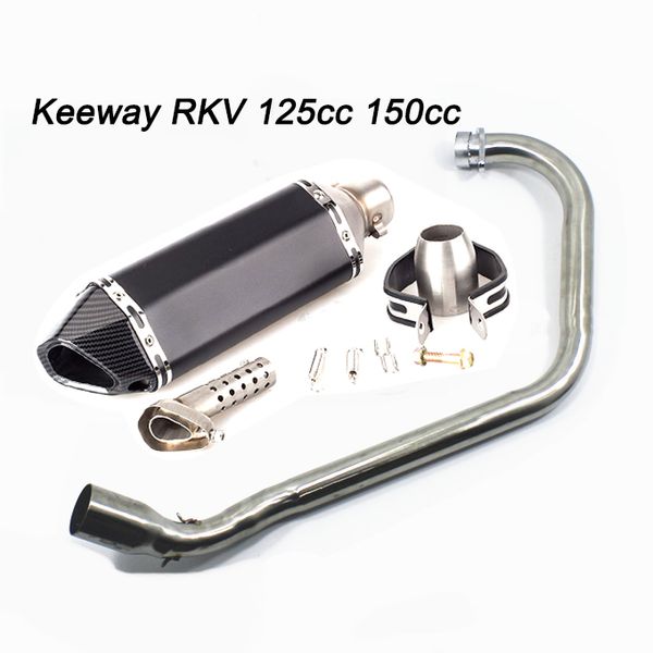 

motorcycle exhaust muffler for keeway rkv 125 150 rkv125 rkv150 rkv125cc rkv150cc