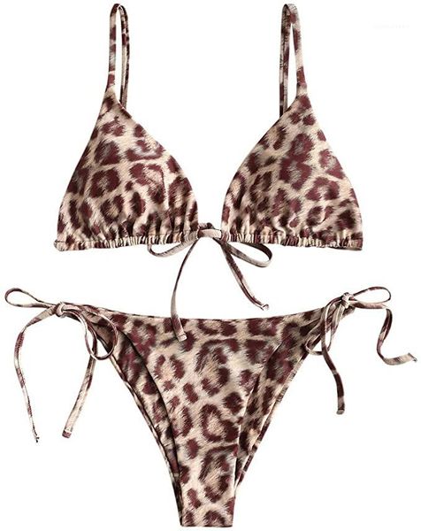 

summer swimming leopard triangle bikini beach womens designer swimsuit swimsuit girls beach clothing 2020 womens designer, White;black