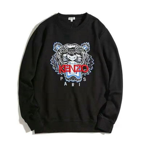 

20ss luxury mens designer hoodie kenzos print fashion pullover brand logo trend italy high end embroidery delicate thick cotton sweatshirts, White;black