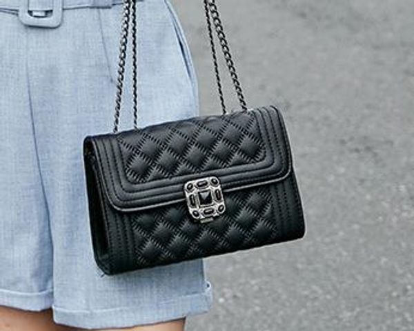 

дизайнер женская сумка 2020 новый алмазные цепи моды класса люкс малый квадрат сумки на ремне сумка drop доставка