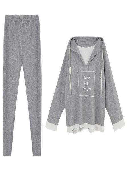 

qiu dong installs new style web celebrity to show thin foreign air false two hoodie hoodie early autumn collocation reduces ageless fashiona, White