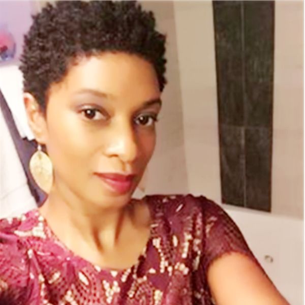 

pixie short afro kinky curly wigs with baby hair glueless human hair none lace front wig for black women, Black;brown