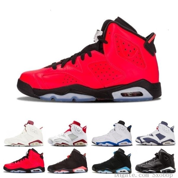 

2019 new men 6 6s баскетбол обувь unc sport blue black cat white инфракрасная angrybull maroon hare мужские тренер спорт кроссовки размер 7
