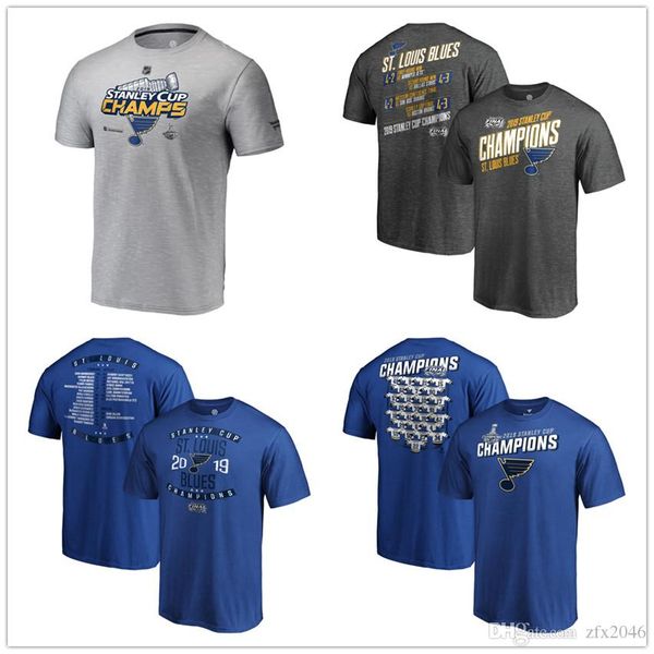 

st. louis blues 2019 stanley cup champions t-shirts #91 tarasenko #27 pietrangelo #17 schwartz men's designer hockey jersey print brand, Black