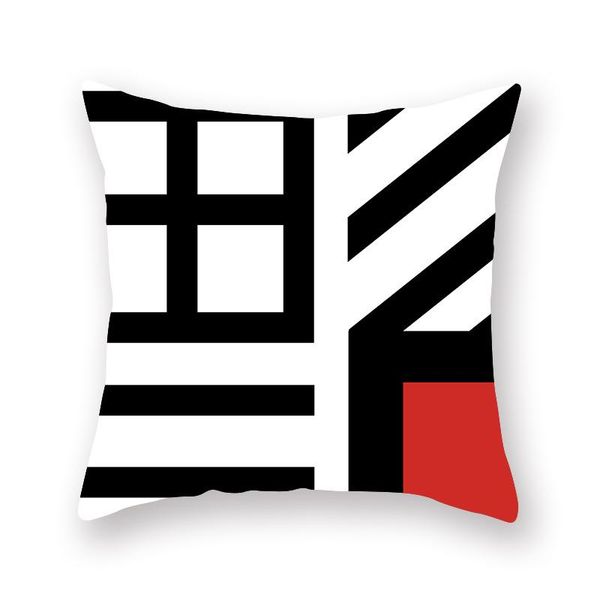 

pillow case polyester cushion cover decorative pillow case sofa car square pillow case 45 * 45cm