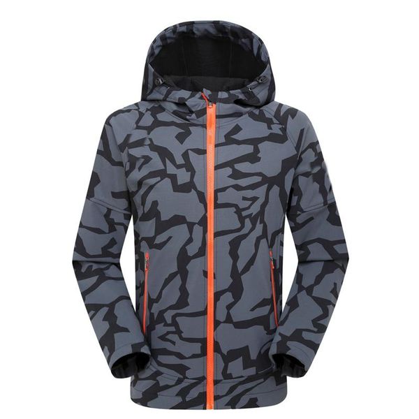 

winter jacket swinter sport mens outdoor soft shell camouflage stormcoat waterproof scratch proof breathable hoodies windproof jackets, Blue;black