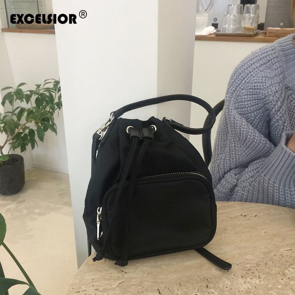 

excelsior 2020 women's bags casual handbags for female canvas messenger string handbag linen bags bolsa for female