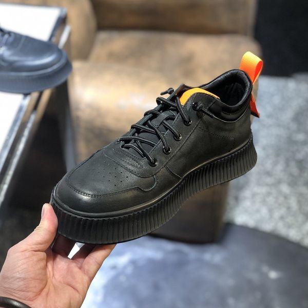 

casual shoes mens luxury shoes 2019 new brand fashion flats runners racer casual shoes mens with original box g8, Black
