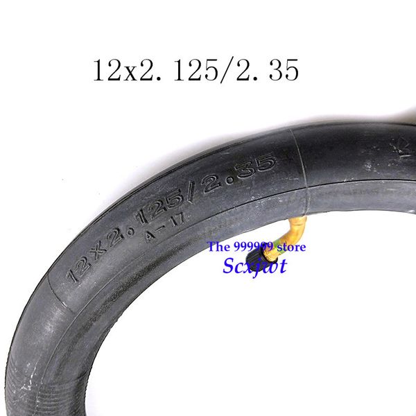 

high-quality inner tube size 12 x 2.125 / 2.35 bent angle valve stem tube for schwinn tricycle roadster 12" bike tube
