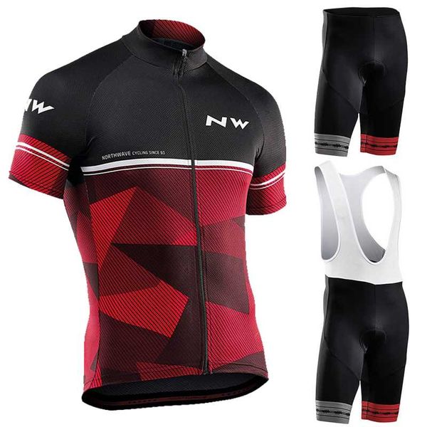 

summer 2020 northwave team cycling jersey quick dry ropa ciclismo mens bicycle clothing gel breathable short bib sets, Black;blue