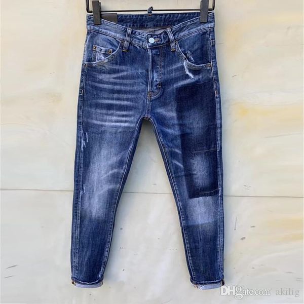 

designer pants mens designer t shirts mens slim denim italyfashion street card jeans pour hommes straight biker skinny jeans men, Blue