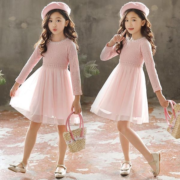 

baby girls clothing pearls lace princess tutu dress birthday party dresses for kids wedding ball gown girls clothes 4-11t, Red;yellow