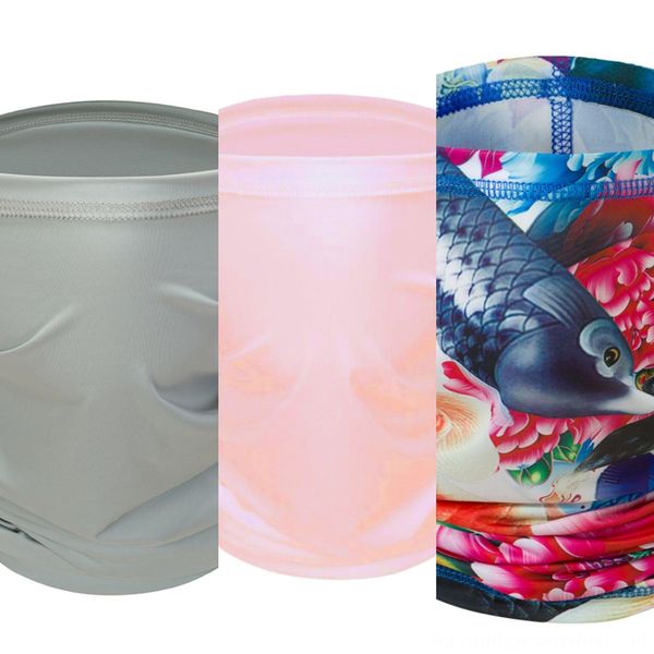 

53nue 3d seamless magic headband joker skull skeleton warmer army tube neck bandana face scarf mask bicycle sport head scarf headwear, Black