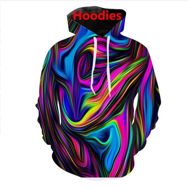 

new fashion abstract colorful design prints hooded sweatshirt men women long sleeve outerwear pullovers 3d hoodies xlm069, Black