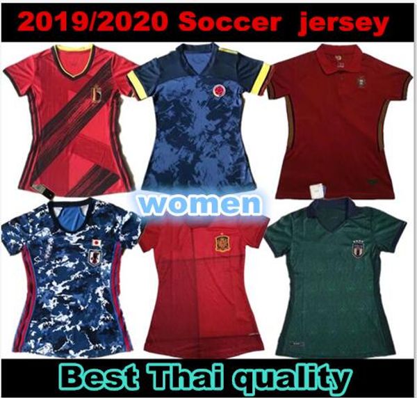 

2020 джерси кубок европы домой женский футбол япония испания португалия италия бельгия германия колумбия мексика женщина футбол футбол джерс, Black;yellow