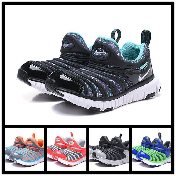 

fashion shoe kid sport running sneaker stretch vamp + rubber sole baby boy girl black pink slip on athletic casual sneakers ing, Black;red