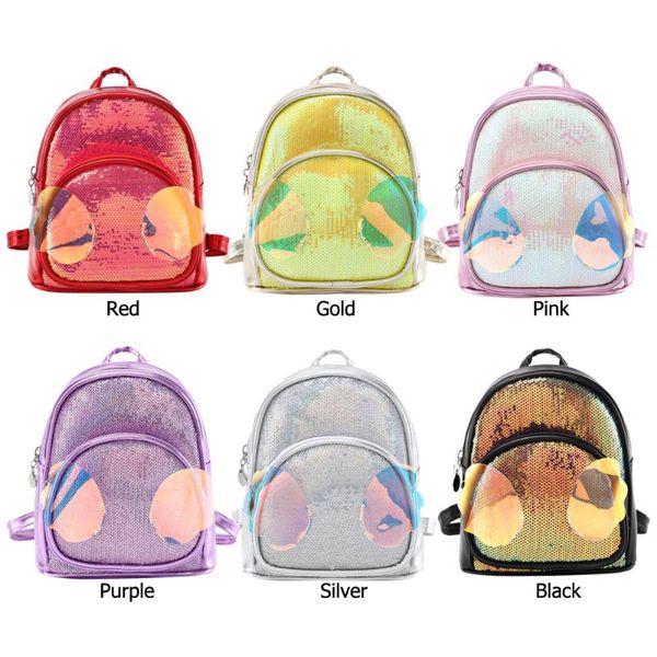 

прекрасный блестки рюкзак дети девушки лазерные крылья небольшой рюкзак дети случайные плеча сумки для книг