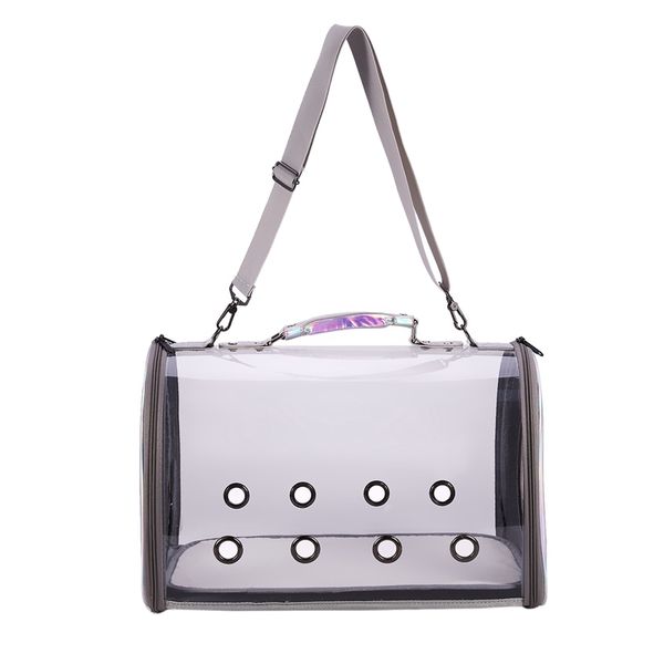 

outdoor cat carrying kitten cats out carrying case full transparent cat bag pet compartment dog shoulder cat school bag breathab