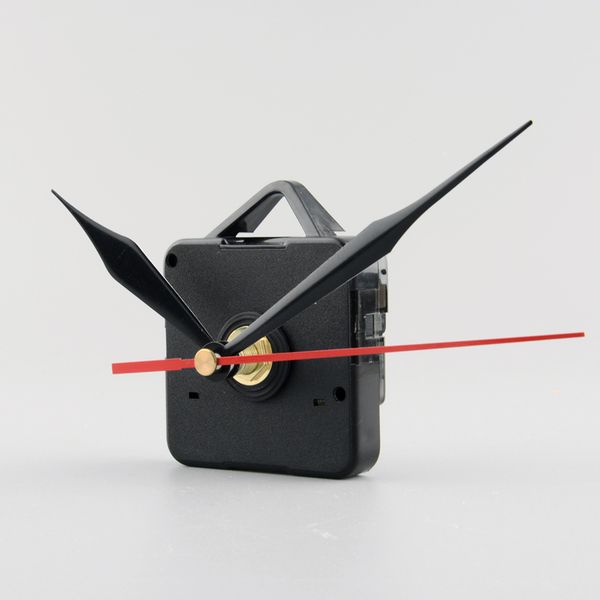 

clock quartz movement mechanism black and red hands diy replacement repair kit wall clock parts accessories for deco