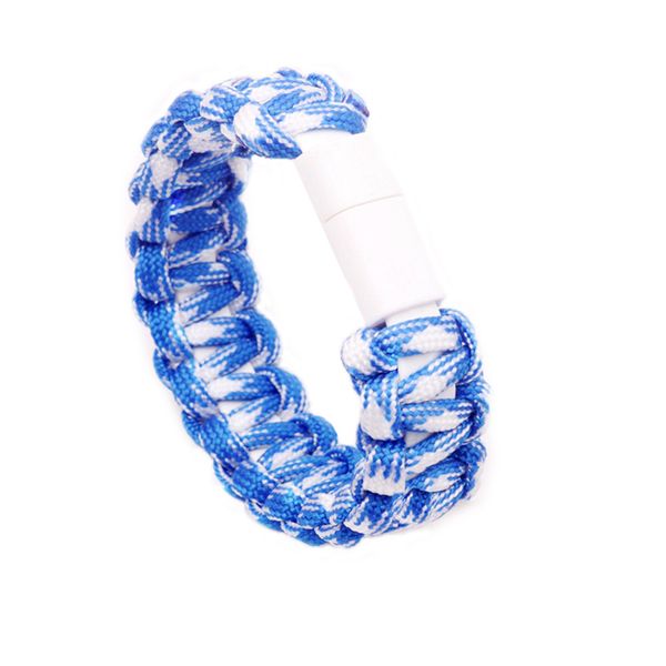 

new military emergency multifunction paracord usb bracelet cable outdoor portable camping wrist strap for android paracord rope