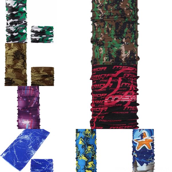 

qzrm8 3d printing skull masks multi function hiking ski sport motorcycle biker scarf face masks outdoor camping bandana dustproof caps, Black