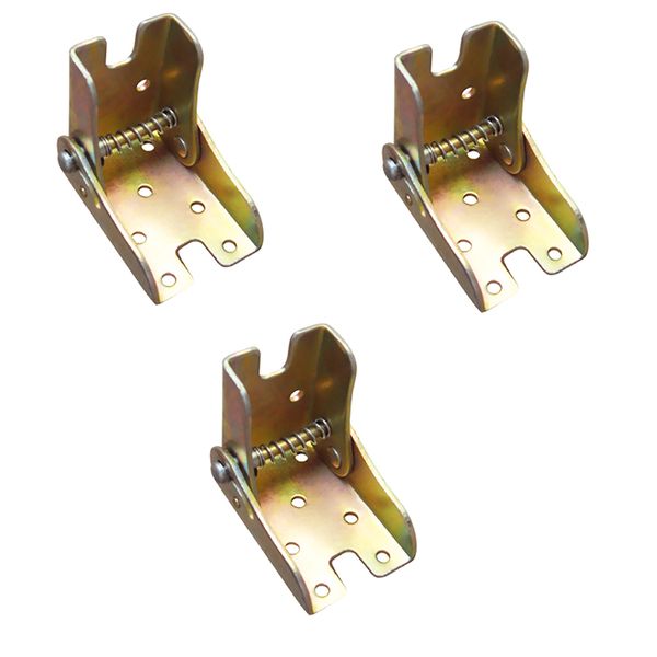 

3pcs foldable support bracket steel self extension table bed leg feet hinge cabinet hardware
