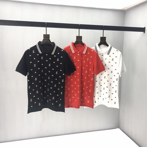 

2020ss spring and summer new high grade cotton printing short sleeve round neck panel t-shirt size: -l-xl-xxl-xxxl color: black white 79, Gray