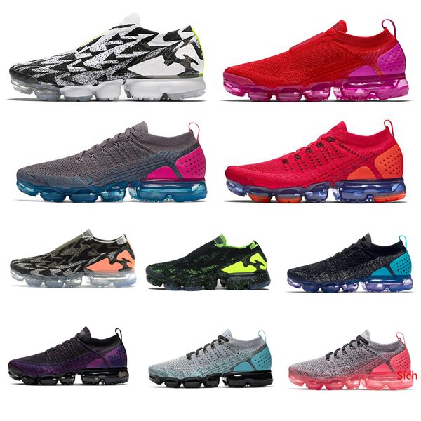 

knit 2.0 mens running shoes white vast grey dusty volt runner shoes zebra gym women breathable outdoor sports sneaker 36-45