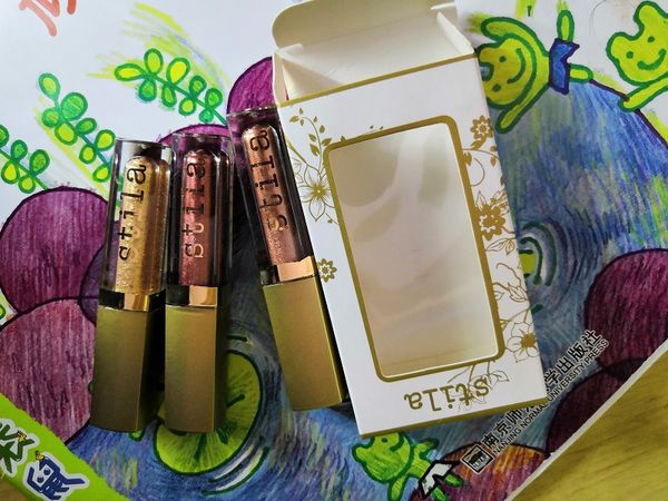 

Stila Glitter Glow Liquid Набор теней для век 3шт. Набор для теней Glitter On The Go Limited Edition