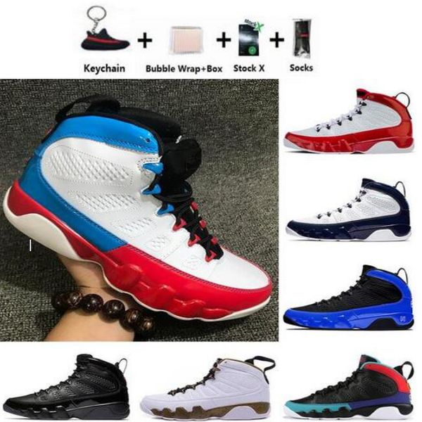 

stock x 2020 3m reflective racer blue 9s mens basketball shoes 9s bred unc og gym red citrus men trainers sports sneakers