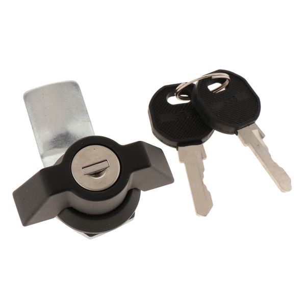 

rv truck electric cabinet file lock turning handle toolbox latch w/ 2 keys